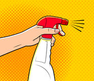 cartoon-cleaning-spray-comics-style-illustration-hand-holding-71112285